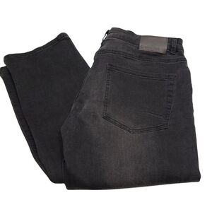 New Tainted Denim Men's Relaxed Fit Black Jeans Size 33